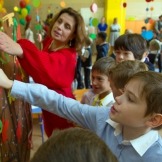Первая коллективная работа 1 сентября в Частной начальной школе Измайлово